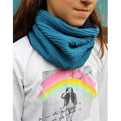 SNOOD LOUISE BLEU